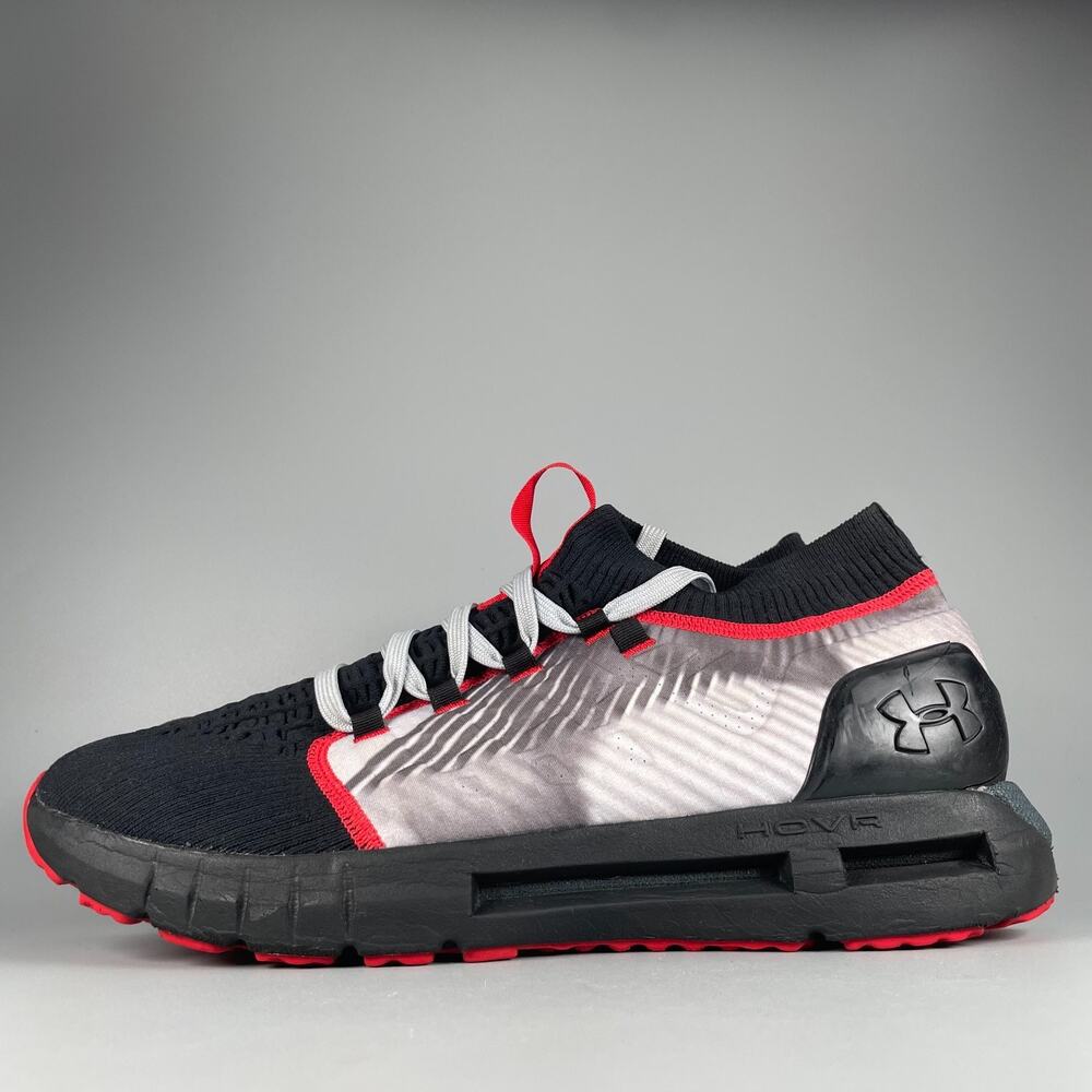 Under Armour HOVR Phantom 1 Men's 16 Red Black Athletic Running Shoe Sneaker GUC